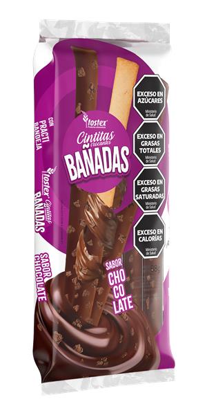 3D Cintitas Bañadas Chocolate Bandeja