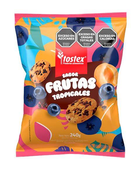 3D Tostex Frutas Tropicales 170g 2024 Sellos copy